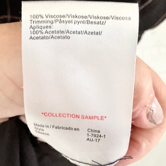 Anthropologie x Noa Noa Mini Dress Boho Relaxed fit Black Viscose Airy S - Picture 9 of 12